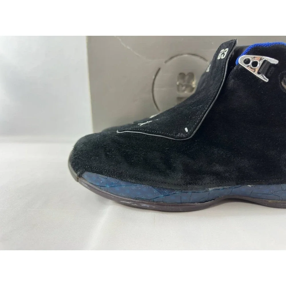 Nike Air Jordan 18 OG 'Black Sport Royal' 2003 305869-041 Men's Size 9.5